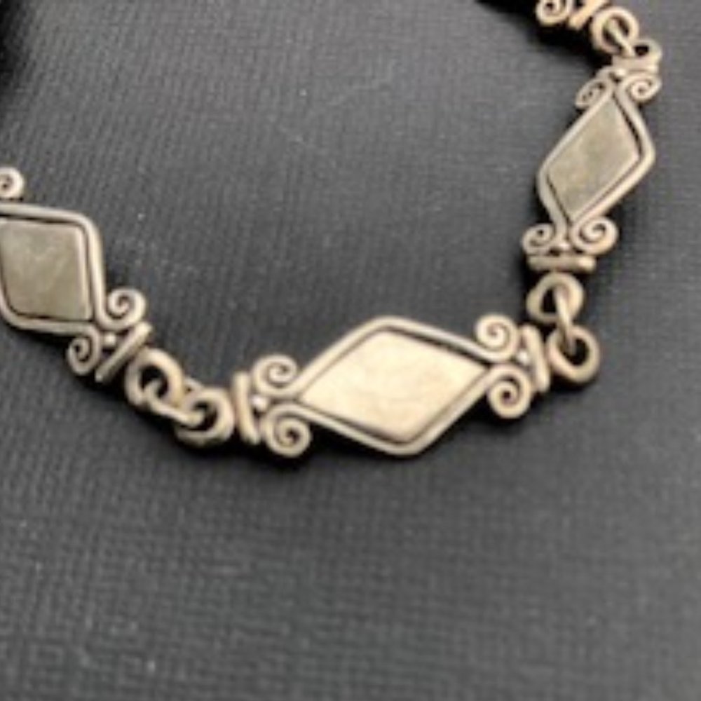 ⬇️Hand Crafted Genuine Silver Bracelet - Picture 5 of 6